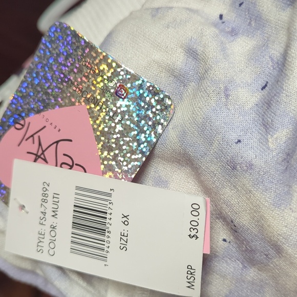 Freestyle Girl's Purple & White 2PCS Joggers  Set Size 6X NWT MSRP $30 - Picture 4 of 4